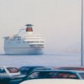 Nel porto di Messina, 1993-96, olio su tela, cm 85x73