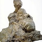 Paolo Troubetzkoy - Abbraccio materno, 1898, gesso
