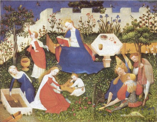 Vierge au jardinet de Paradis, 1420 circa