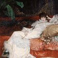 Georges-Jules-Victor Clairin (Paris, 1843 - Belle-le-en-Mer, 1919) - Portrait de Sarah Bernhardt, 1876, Huile sur toile 250 x 200 cm -  Petit Palais / Roger-Viollet