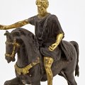 Artista romano (XVI secolo) - Marco Aurelio - Bronzo parzialmente dorato, altezza 356 mm - Ferrara, Musei Civici di Arte Antica