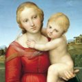 Raffaello - Madonna con Bambino (piccola Madonna Cowper), 1506-08 tavola, cm 58 x 43 - Washington, National Gallery