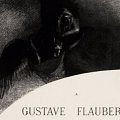 Odilon Redon - A Gustave Flaubert, Frontespizio, 1889, Litografia stampata in nero su chine appliqu