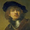Rembrandt - Autoritratto, Museo degli Uffizi