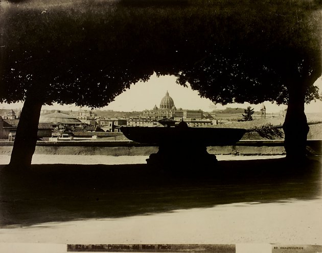 Panorama dalla Vasca del Pincio, 1880-90