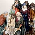 Raffaele Caretta (Lecce, 1871-1950) - Trasporto del Cristo al Sepolcro (otto Santi) - Cartapesta, 1920 cm 245 x 180 x 165; kg 470