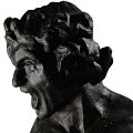 Gianlorenzo Bernini - Modello per l'Anima Dannata - Cartapesta, cm 34,5 x 27 - Museo Palazzo della Penna