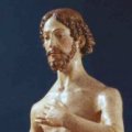 Nero Alberti da Sansepolcro - San Rocco, cm 177 x 70 x 53