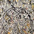 Jackson Pollock - Sentieri ondulati, 1947. Olio su tela, 114 x 86 cm. Roma, Galleria Nazionale d'Arte Moderna e Contemporanea