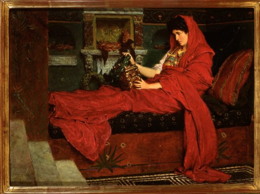 Agrippina visita le ceneri di Germanico (Agrippina Visiting the Ashes of Germanicus), 1866