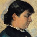 Giovanni Fattori (Livorno, 1825 - Firenze, 1908) - Ritratto di Fanny Fattori (o Testa di popolana), 1880 - 1885 - Olio su tela, 40 x 30 cm - Collezione privata