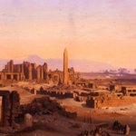 Caffi, Egitto - Karnak a Tebe, Ca' Pesaro, Venezia