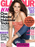 Kristen Stewart, appare nel 2011, sulla copertina di Glamour Magazine senza lavambraccio sinistro