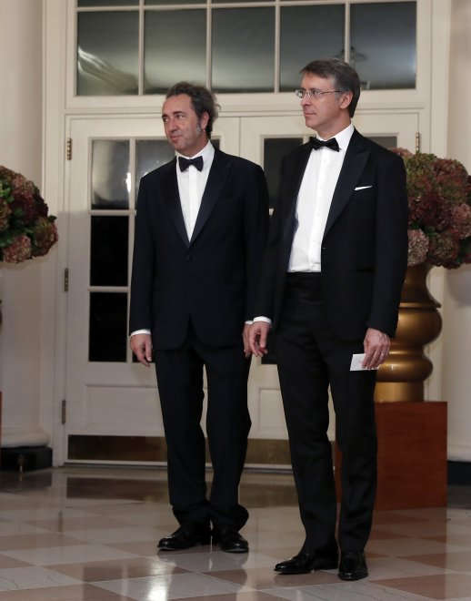 Sorrentino e Cantone alla Casa Bianca
