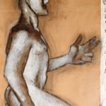 Markus Lupertz - Der morgen, 1983 - Acrilico, carta e cartone su pannello di truciolare, 220x125 cm