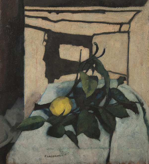 Felice Casorati - Natura morta con il limone, 1937