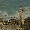 Antonio Joli - Piazza San Marco - Olio su tela, Dim: 45x64 cm - Stima: 50.000 / 70.000 Euro