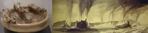 Conca dei bufali, 1908 circa e L'incendio (La fine) 1922