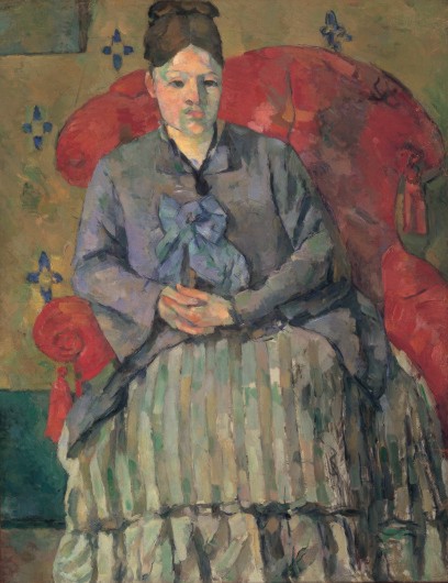 Madame Cézanne sulla poltrona rossa, 1877 c.a.
