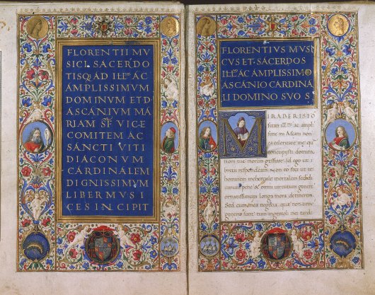 Florentius De Fasolis. Liber musices. Ms. membranaceo, circa 1495-96