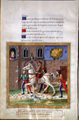 Aelius Donatus. Ars minor. Ms. membranaceo, circa 1496-1499