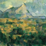 Paul Czanne - La montagna Sainte-Victoire, 1904-1906 olio su tela, cm 65 x 81- 66 x 81,5 collezione privata