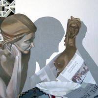 Paola De Rosa - Things Behind The Sun, 2009-2010 - Olio su tela - Dim: 72x64 cm