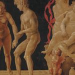 Andrea Mantegna - Allegoria della caduta dell'umanità dominata dall'Ignoranza (Virtus Combusta), 1490-1506 ca. Penna e inchiostro, indaco, pennello, inchiostro rosso, pietra nera, biacca, cinabro e nero carbonioso - 286 x 441 mm - Iscrizioni: 'VIRTVS COMBVSTA'; monogramma 'AM' - British Museum, Londra