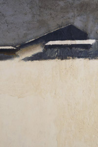 Carlo Mattioli, Spiaggia destate, 1972, olio su tela, cm 116 x 83, collezione privata