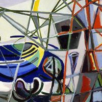 Renato Birolli - Il Porto di Nantes, 1949 - Olio su tela, cm 71 x 101 - Forlì, Pinacoteca Civica, Collezione Verzocchi