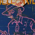 Mimmo Rotella - Billy the Kid, 1989, Dcollage e sovrapittura su lamiera, 150 x 100 cm - Collezione privata