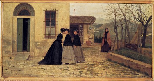 Una visita, 1868