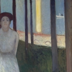 Edvard Munch: Sogno di una notte d'estate. La voce, 1893 olio su tela, cm 88 x 108 Boston, Museum of Fine Arts, Ernest Wadsworth Longfellow Fund