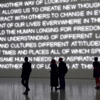 Maurizio Nannucci - There is another way, Musee d'Art Moderne, SAINT-ETIENNE 2012