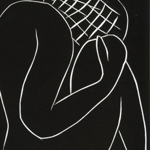 Henri Matisse - ...Tnbres de moi-mȇme, je m'abandonne  vous da Henry de Montherlant, Pasipha- Chant de Minos (Les Crtois), Martin Fabiani Editeur, Paris 1944 - 18 linoleografie a fondo nero fuori testo; fregi, capilettera e copertina incisi in linoleografia - Collezione privata