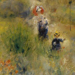 Pierre-Auguste Renoir - Sentiero nell'erba alta, 1876-1877