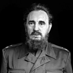 Hiroshi Sugimoto, Fidel Castro, 1999, Black and white photograph, 149 X 119 cm, Courtesy of Sonnabend Gallery
