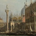 Giovanni Antonio Canal detto Il Canaletto - Il Molo e il bacino di San Marco -  Olio su tela, 53,4x70,8 cm