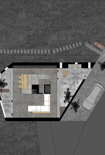 Casa de Meuron. Pianta della casa