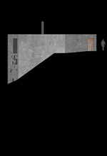 Casa de Meuron. Prospetto della casa