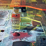 Constant (Constant Nieuwenhuys), New Babylon. Large Yellow Sector. 1967. Foto Victor E. Nieuwenhuys