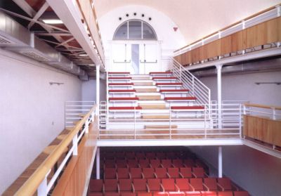 Palazzo Battiferri, Urbino. Aula a tre livelli