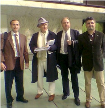 Paolo Gioffreda, Leon Krier, Maurice Culot e Pierpaolo Rossi