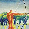 Aligi Sassu, 1929. Pastello su cartone, cm 32 x 22. Fondazione Aligi Sassu e Helenita Olivares, Lugano