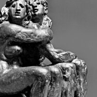 Francesco Messina - Adamo ed Eva, 1956 - Bronzo - Dim: 33x29x20 cm