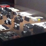 Mostra Berengo Gardin. Sala con macchine fotografiche
