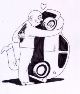 1997, Odio/Amore disegno di Sbastien de Oliveira