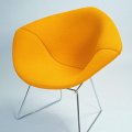 Harry Bertoia - Diamond lounge chair con rivestimento