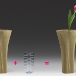 Cardboard vase