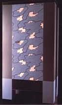 Luxor, Armadio in legno laccato con serigrafia, George Sowden, Memphis 1982